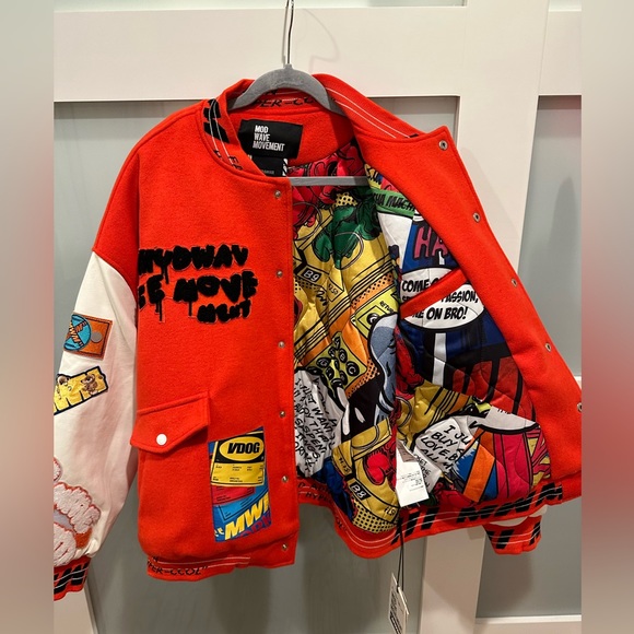 Mod Wave Movement - Varsity Jacket - Picture 1 of 6